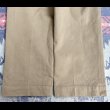 画像6: 60’s Cotton Khaki Chino Trousers (29x33) (6)