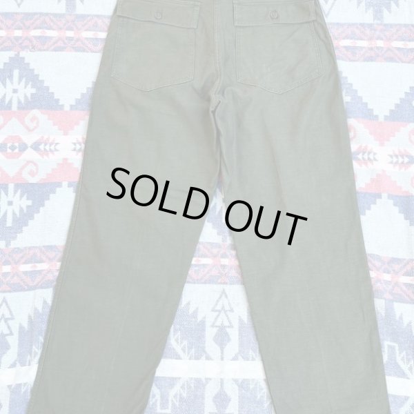 画像2: 60’s OG107 Cotton Utility Trousers (34x33) (2)