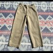 画像2: 60’s ARMY Cotton Khaki Chino Trousers (34x31) (2)