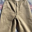 画像4: 60’s ARMY Cotton Khaki Chino Trousers (34x31) (4)