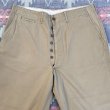 画像4: Circa Late 40’s ARMY M-45 Cotton Khaki Chino Trousers (38x33) (4)