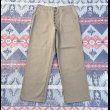 画像2: Circa Late 40’s ARMY M-45 Cotton Khaki Chino Trousers (38x33) (2)