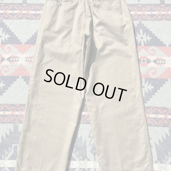 画像2: 50’s USAF Tropical Cotton(Tan) Trousers (2)