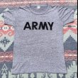 画像1: 80’s Champion ARMY 霜降りT-Shirt (50/50% Medium) (1)