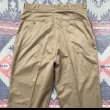 画像5: 61’ NOS ARMY Cotton Khaki Chino Trousers (w-36) (5)