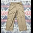 画像4: 61’ NOS ARMY Cotton Khaki Chino Trousers (w-36) (4)