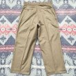 画像4: 61’ NOS ARMY Cotton Khaki Chino Trousers (w-36) (4)