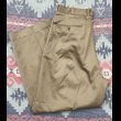 画像1: 61’ NOS ARMY Cotton Khaki Chino Trousers (w-36) (1)