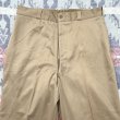 画像3: 61’ NOS ARMY Cotton Khaki Chino Trousers (w-36) (3)