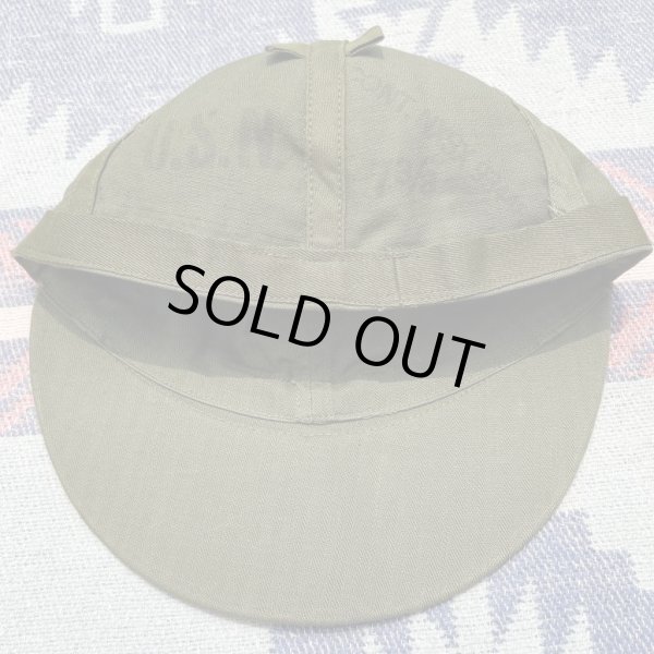 画像3: WWII(40’s) N.O.S. US NAVY HBT Cap (3)