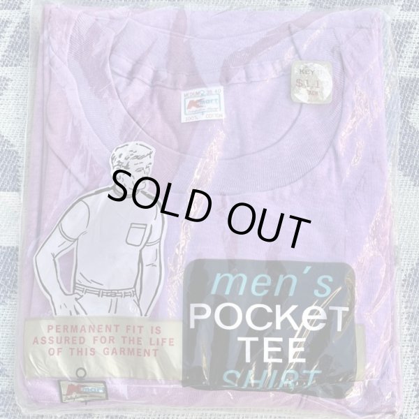 画像1: 70’s〜 K-Mart(FTUIT OF THE LOOM)Pocket Tee Shirt Dead Stock (1)