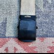 画像2: US NAVY Cotton Web-Belt　(Black Finish) (2)