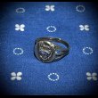 画像2: Circa 40’s WW2 "USMS"(US Merchant Marine Service) Sterling Silver Ring (2)