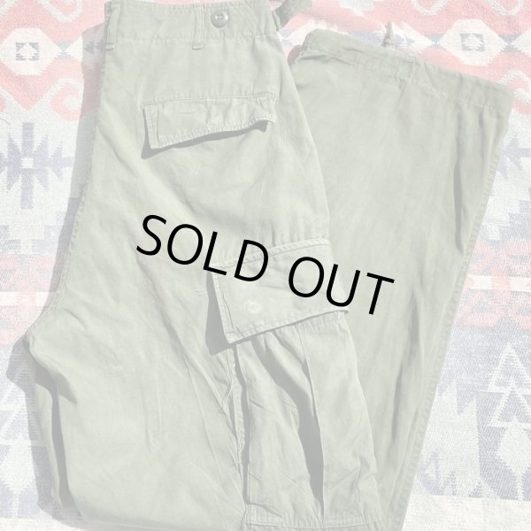 画像1: 60’s "2nd" Jungle Fatigue Trousers (Non-rip Poplin) S-R (1)