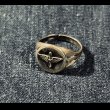 画像1: WW2 ARMY AIR FORCES Prop & Wing Sterling Silver Ring (1)