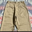 画像5: 1960’s ARMY Cotton Khaki Chino Trousers (5)