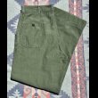 画像1: 50’s USMC Sateen Utility Trousers 36x32 (1)