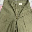 画像3: 60’s "Dead Stock" ARMY OG107 Cotton Sateen Utility Trousers (3)