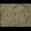 画像2: 50’s ARMY "1st" OG-107 Sateen Utility Jacket (M) Excellent+ (2)