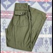 画像1: 60’s "Dead Stock" ARMY OG107 Cotton Sateen Utility Trousers (1)