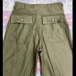 画像6: 60’s "Dead Stock" ARMY OG107 Cotton Sateen Utility Trousers (6)