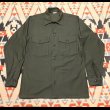 画像1: Dead Stock ARMY OG-107 Cotton Sateen Utility Shirt (15 1/2) (1)