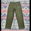 画像2: US ARMY OG107 Cotton Sateen Utility Trousers (36x33) (2)