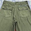 画像7: US ARMY OG107 Cotton Sateen Utility Trousers (36x33) (7)