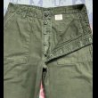 画像4: US ARMY OG107 Cotton Sateen Utility Trousers (36x33) (4)