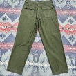 画像6: US ARMY OG107 Cotton Sateen Utility Trousers (36x33) (6)