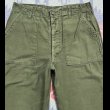 画像3: US ARMY OG107 Cotton Sateen Utility Trousers (36x33) (3)