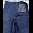 画像4: 40’s 未洗い USN Denim Pants (巻き縫いデニム) (4)