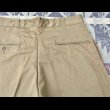 画像11: N.O.S. ARMY Cotton Khaki Chino Trousers (32x30) (11)