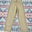 画像8: N.O.S. ARMY Cotton Khaki Chino Trousers (32x30) (8)