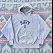 画像1: 80’s Champion Reverse Weave Sweat Hoodie "USNA" (1)