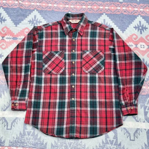 画像1: BIG MAC Cotton Flannel Shirt  (1)