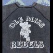 画像2: 60’s~ "Ole Miss Rebels" 2 Tone Sweat Shirt (2)