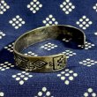 画像3: ~40’s Navajo Whirling Log silver Bangle ( Arrow Novelty) (3)