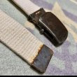 画像3: WWII US NAVY Enlisted Men’s Cotton Web Belt (白) (3)