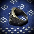 画像3: Old USN Silver Ring(シルバー950)17g Large Size (3)
