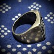 画像4: Old USN Silver Ring(シルバー950)17g Large Size (4)