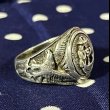 画像3: Circa WW2 US NAVY Sterling Silver Ring (3)