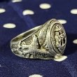 画像3: Circa WW2 US NAVY Sterling Silver Ring (3)