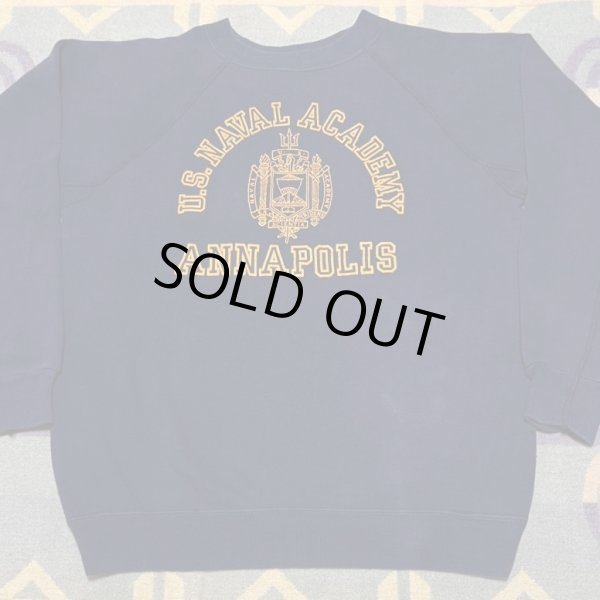 画像1:  70’s〜USNA (US Naval Academy) Sweat Shirt (1)