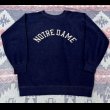 画像1:  70’s Champion NOTRE-DAME Univ Sweat Shirt (1)