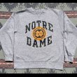 画像1:  80’s Champion"Norte-Dame"Univ. Sweat Shirt(XL) (1)