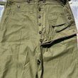 画像4: 40’s WW2 ARMY M-43 OD Cotton Field Trousers (Excellent+) (4)