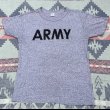 画像1: 80’s Champion ARMY T Shirt (Large) (1)