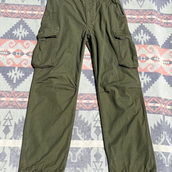 画像2: Rare! 60’s US ARMY Temperate Combat Trousers (Rip Stop Model) (2)