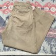 画像1: 40’s~ARMY M-45 Cotton Khaki Chino Trousers (36x31) (1)